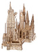 Harry Potter kit de maqueta de madera Castillo de Hogwarts