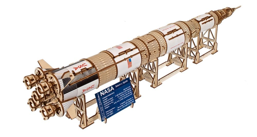 Kit de maqueta de madera NASA Saturn V