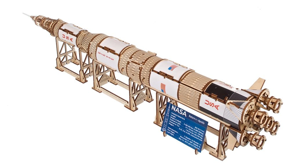 Kit de maqueta de madera NASA Saturn V