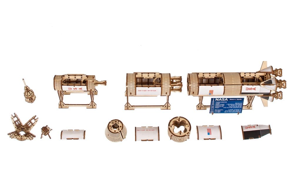 Kit de maqueta de madera NASA Saturn V