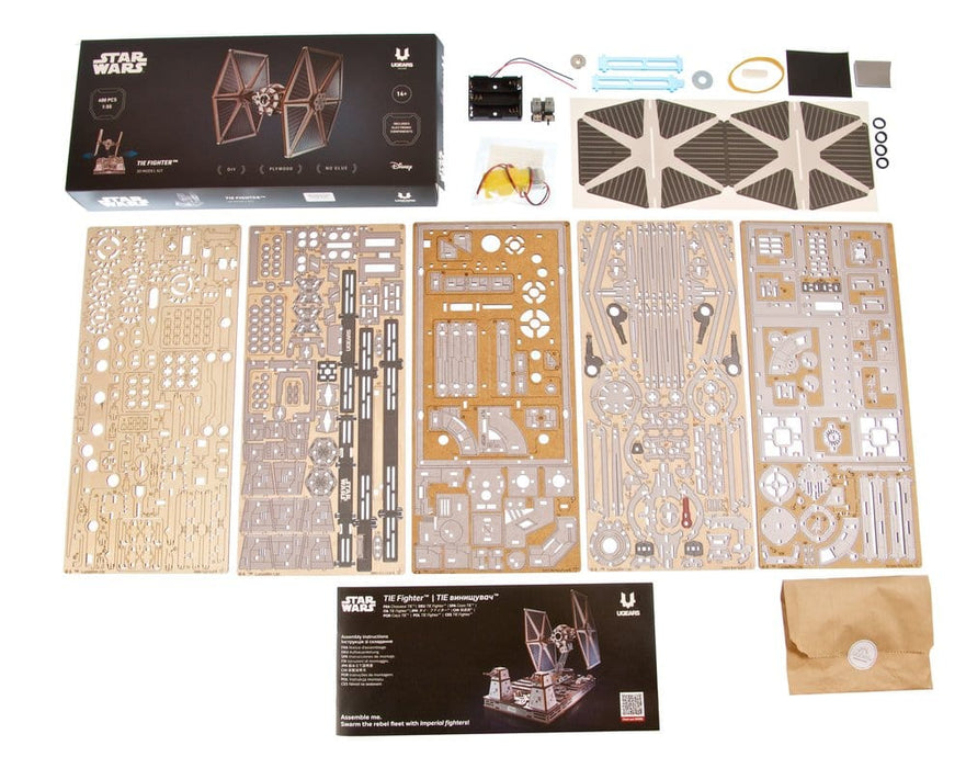 Star Wars Holzbausatz TIE Fighter