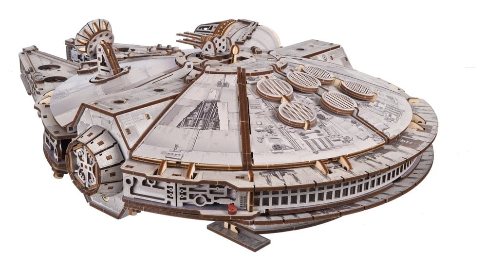 Kit de maqueta de madera Star Wars Halcón Milenario