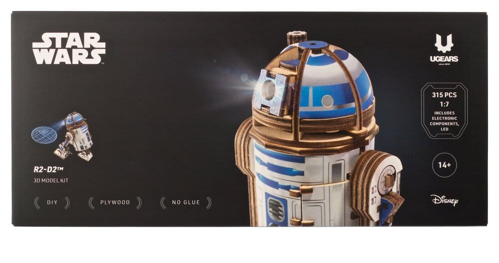 Maquette en bois Star Wars R2-D2